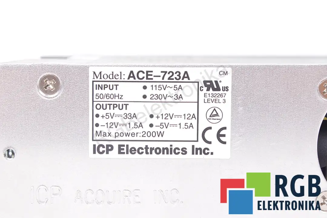 ACE-723A ICP ELECTRONICS