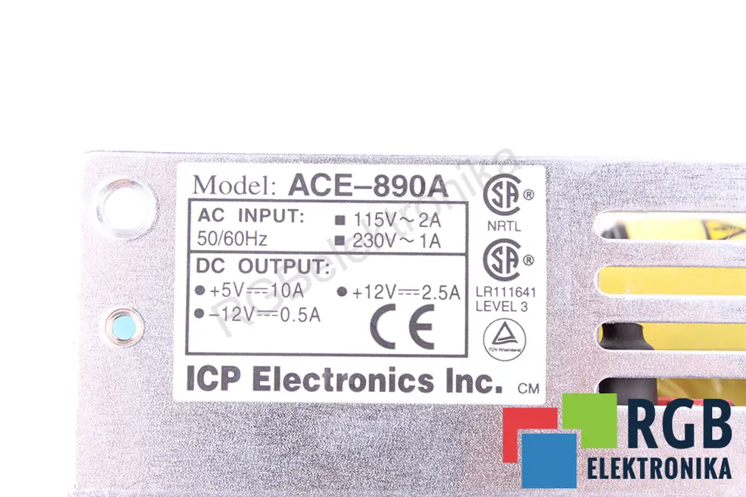 ace-890a ICP ELECTRONICS Reparatur