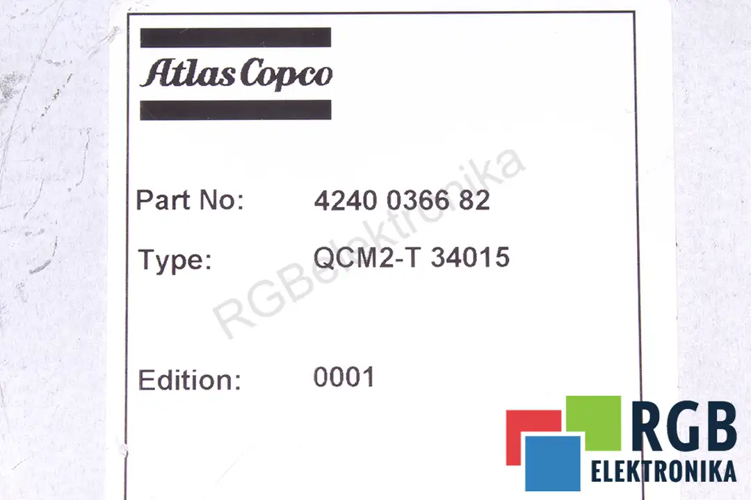 qcm2-t34015 ATLAS COPCO Reparatur