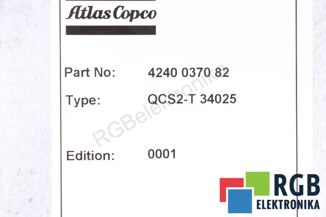 qcs2-t34025 ATLAS COPCO Reparatur