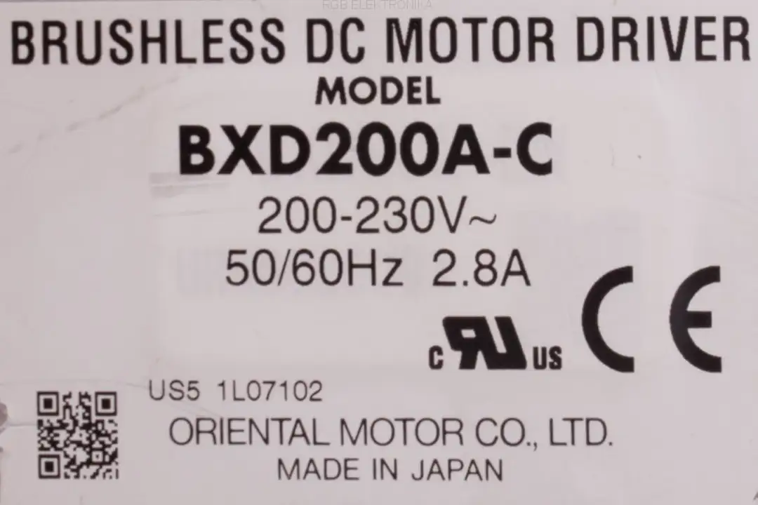 BXD200A-C ORIENTAL MOTOR