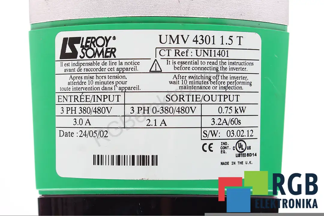 UMV43011.5T LEROY SOMER