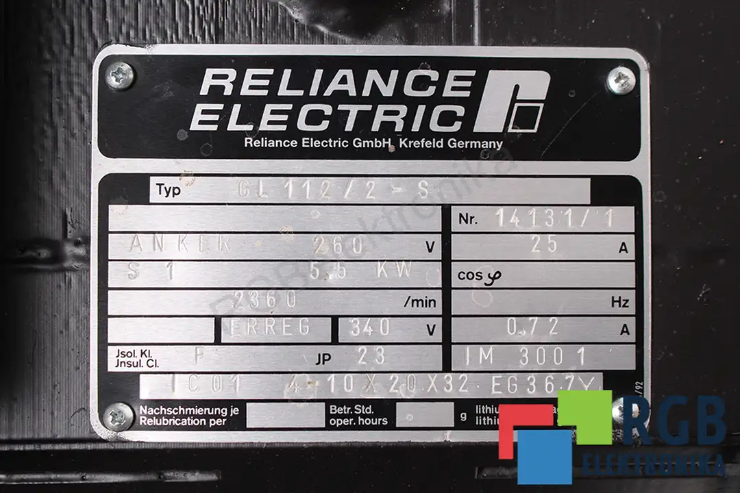 GL112/2-S RELIANCE ELECTRIC