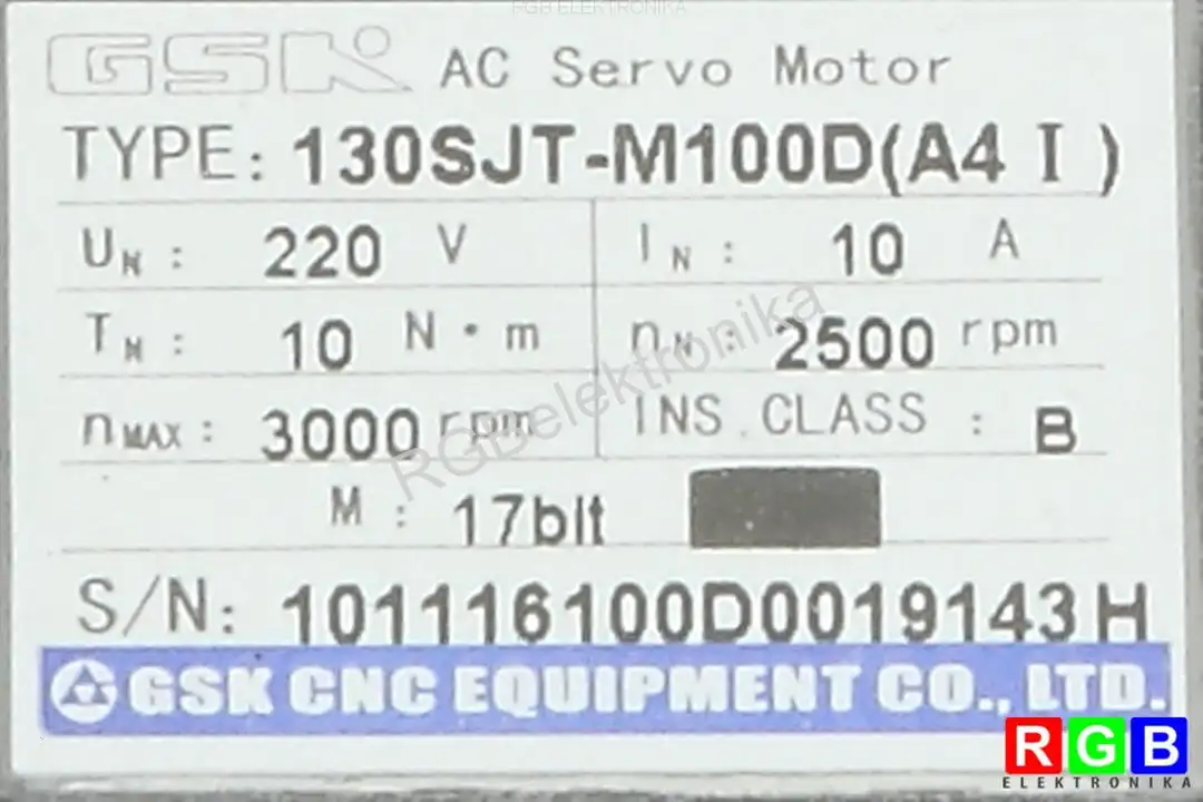 130SJT-M100D GSK