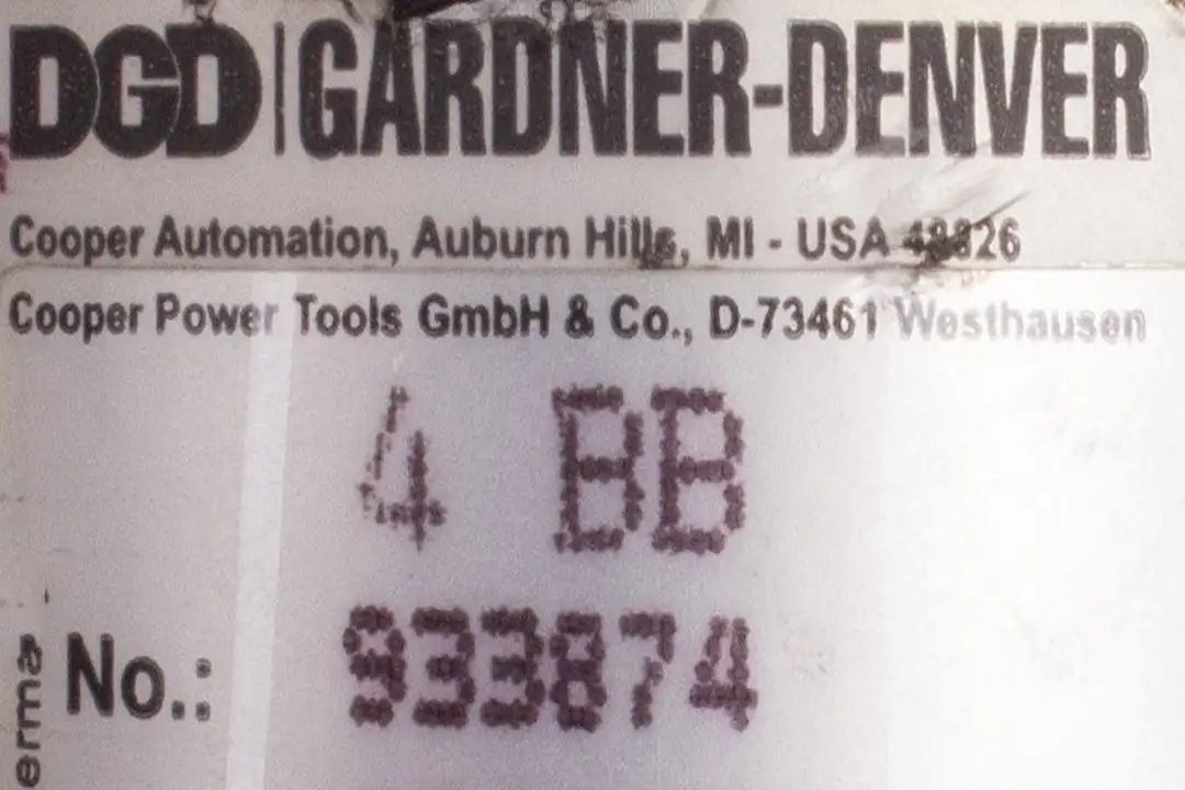 4bb-933874 GARDNER DENVER Reparatur