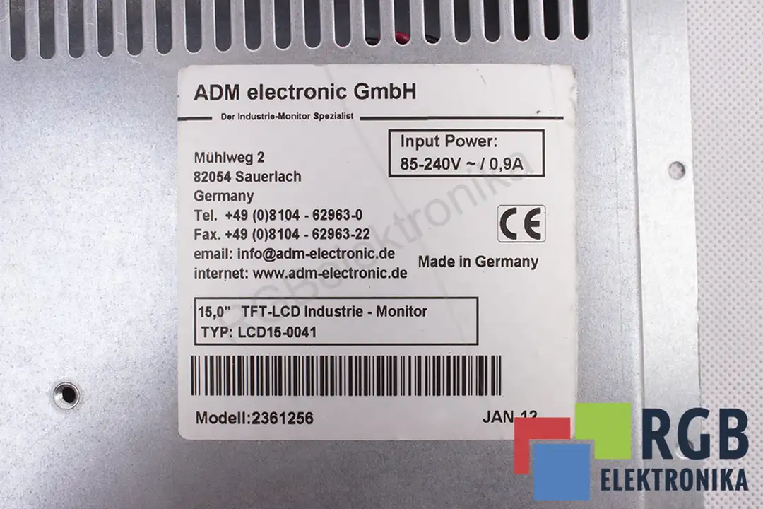 lcd15-0041 ADM ELECTRONIC Reparatur