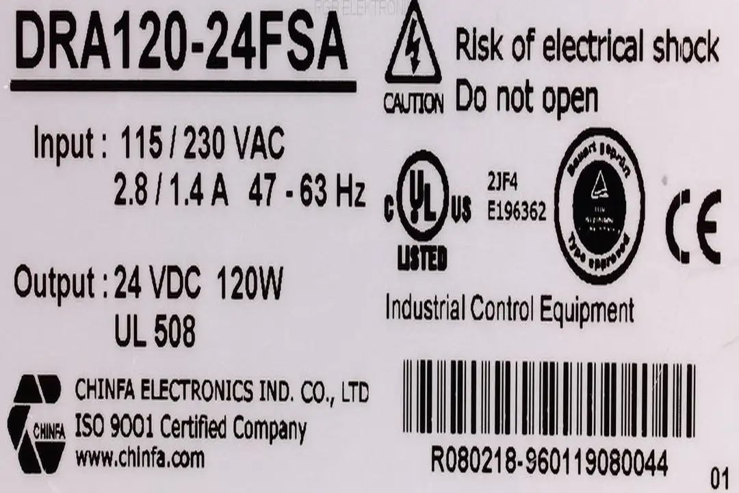 dra120-24fsa CHINFA ELECTRONICS Reparatur