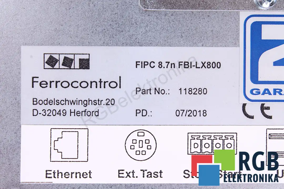 fipc8.7n FERROCONTROL Reparatur