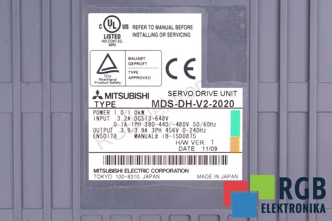 Service mds-dh-v2-2020 MITSUBISHI ELECTRIC