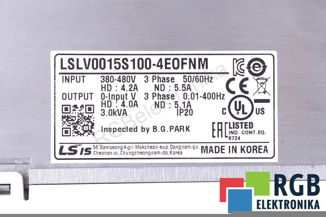 lslv0015-s100-4eofnm LS INDUSTRIAL SYSTEMS Reparatur