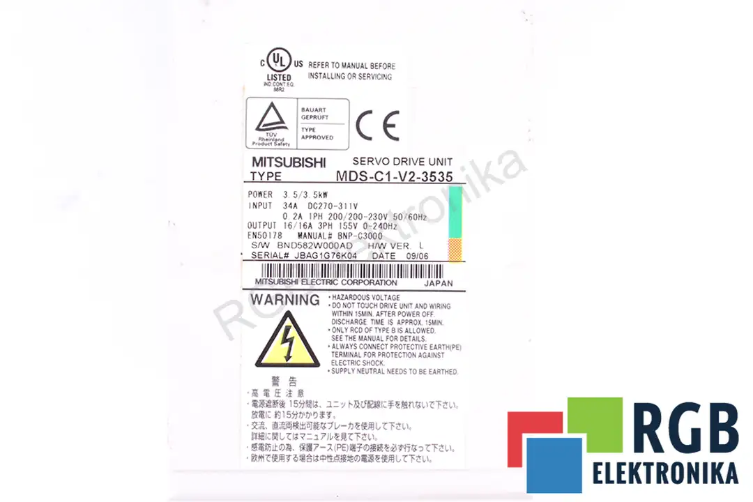 MDS-C1-V2-3535 MITSUBISHI ELECTRIC