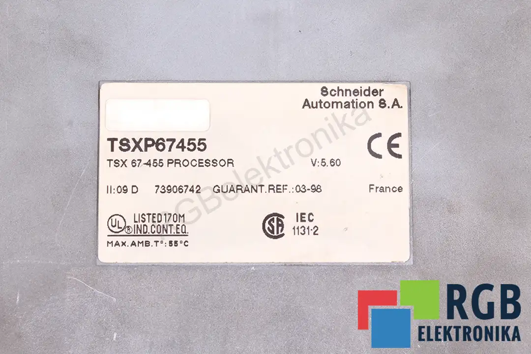 tsxp67455 SCHNEIDER ELECTRIC Reparatur