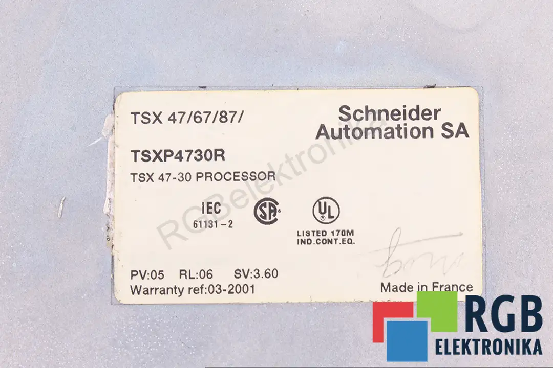 TSXP4730R SCHNEIDER ELECTRIC