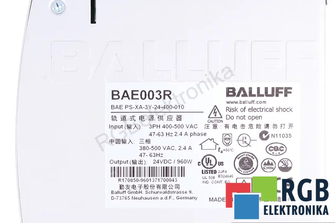 bae003r_49839 BALLUFF Reparatur