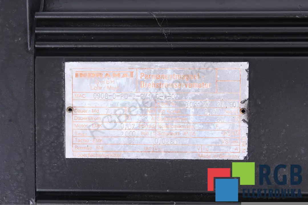 MAC090B-0-PD-2-C/110-A-0 INDRAMAT