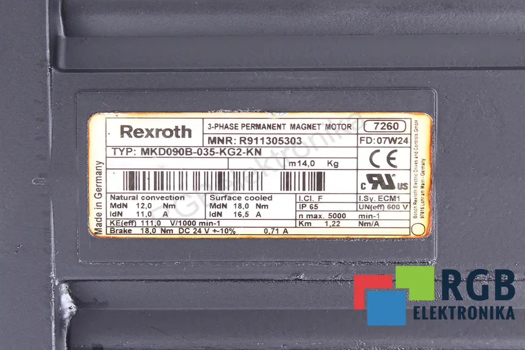 MKD090B-035-KG2-KN REXROTH
