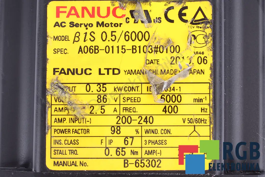 a06b-0115-b103-0100 FANUC Reparatur