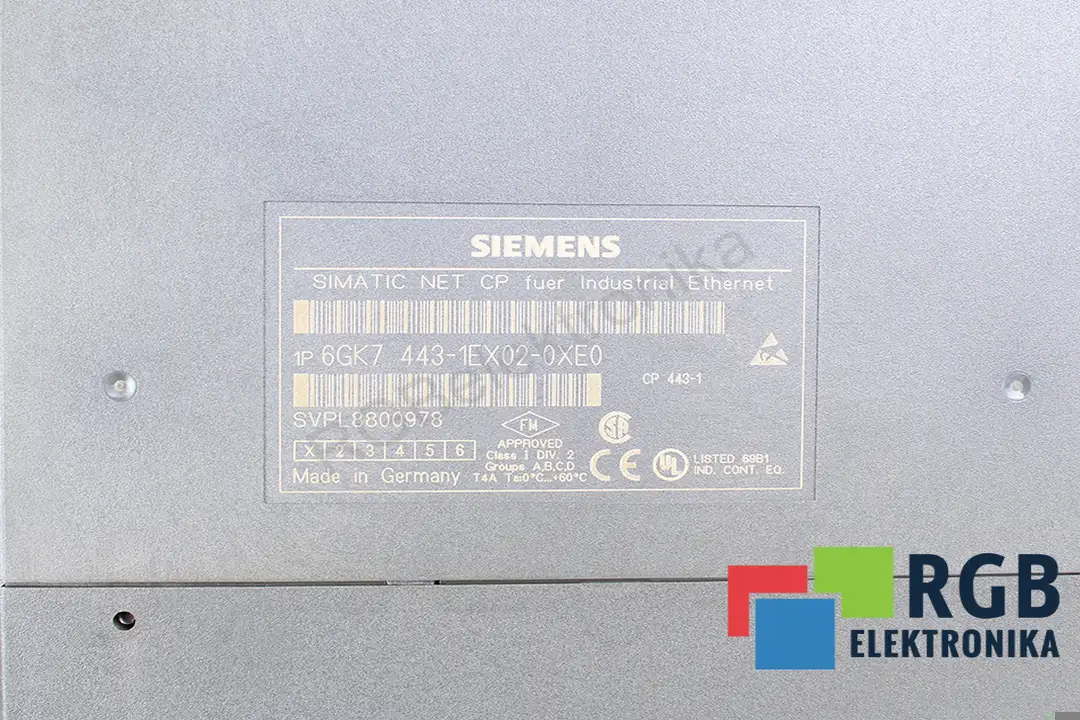 Service 6gk7443-1ex02-0xe0 SIEMENS