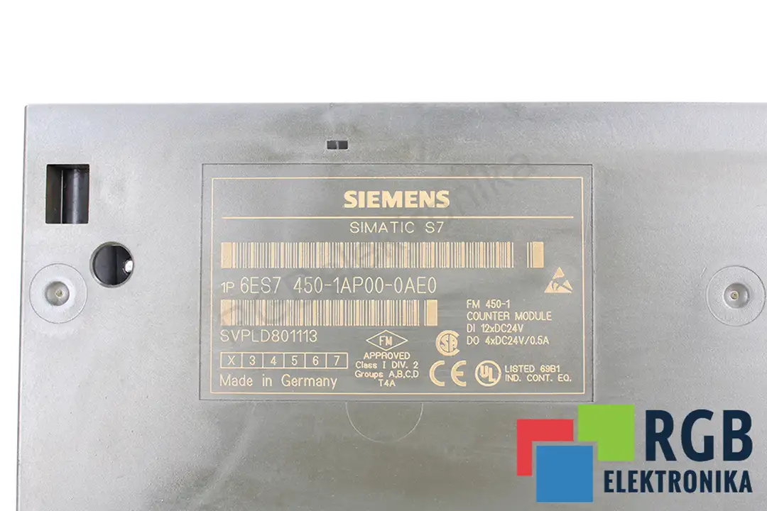 Service 6es7450-1ap00-0ae0 SIEMENS