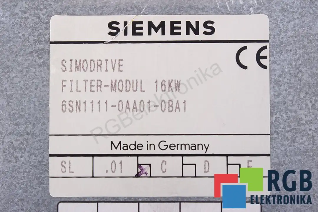 6sn1111-0aa01-0ba1 SIEMENS Reparatur