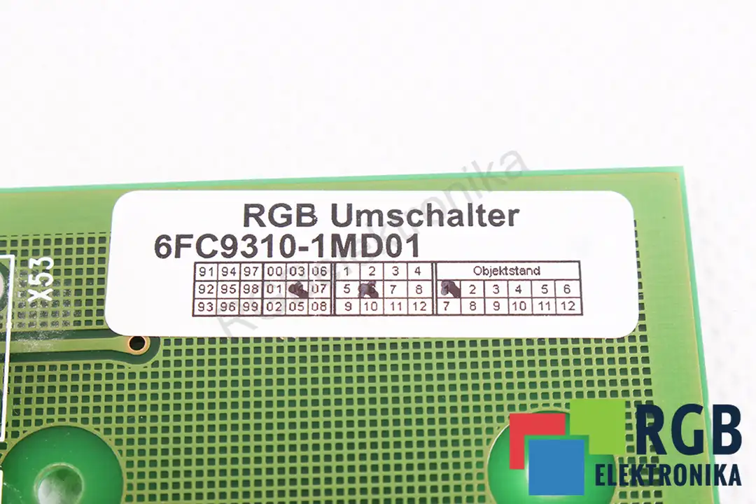 6fc9310-1md01 SIEMENS Reparatur