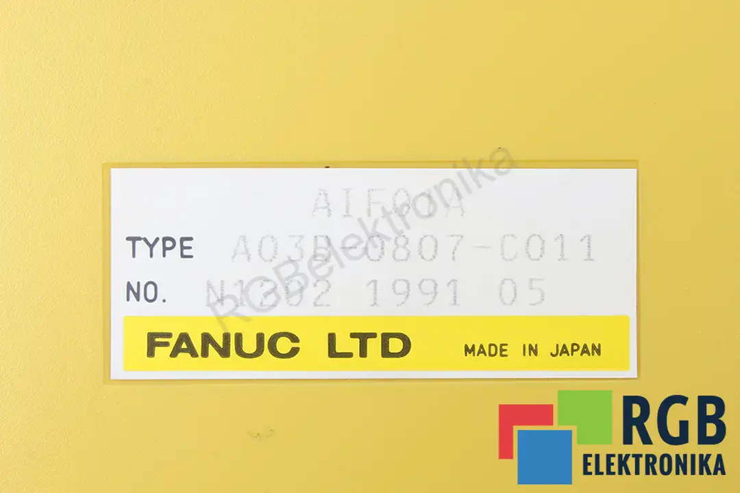 AIF01A TYPE A03B-0807-C011 FANUC