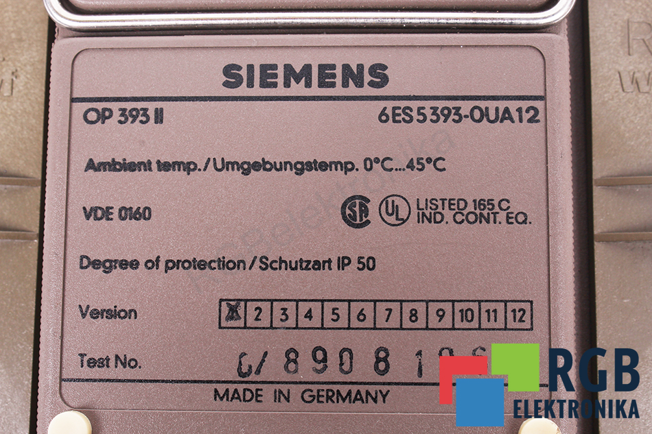 6es5393-0ua12 SIEMENS Reparatur