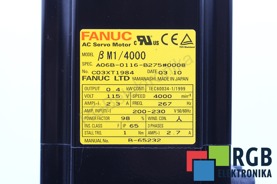 a06b-0116-b275-0008 FANUC Reparatur