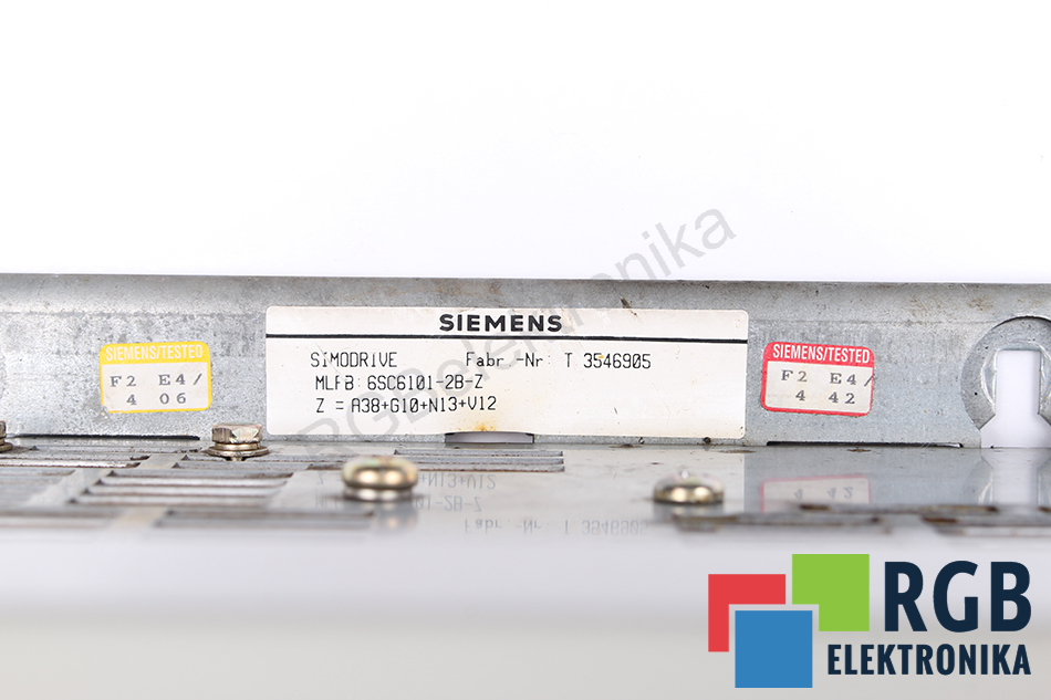 Service 6sc6101-2b-z SIEMENS