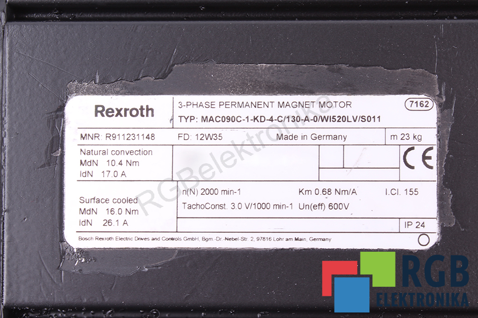 mac090c-1-kd-4-c-130-a-0-wi520lv-s011 REXROTH Reparatur