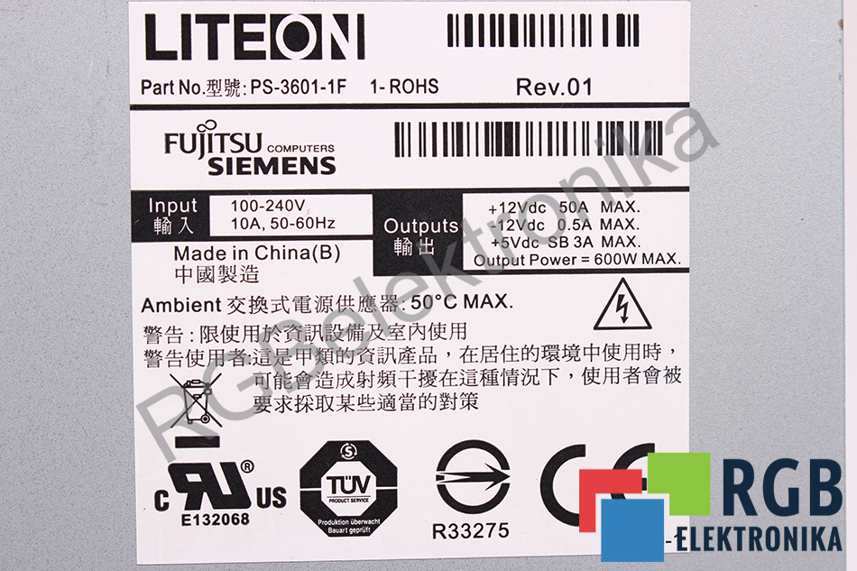 PS-3601-1F LITE-ON