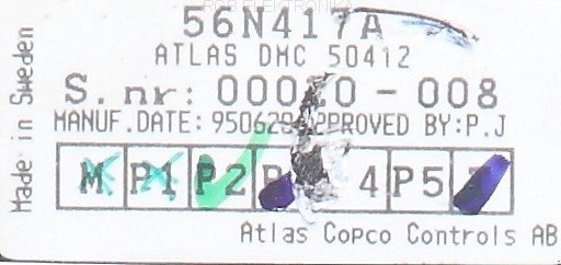 dmc-50412 ATLAS COPCO Reparatur