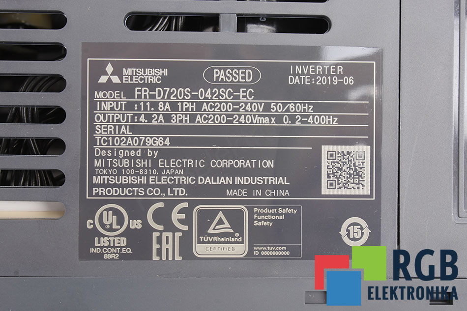 fr-d720s-042sc-ec MITSUBISHI ELECTRIC Reparatur