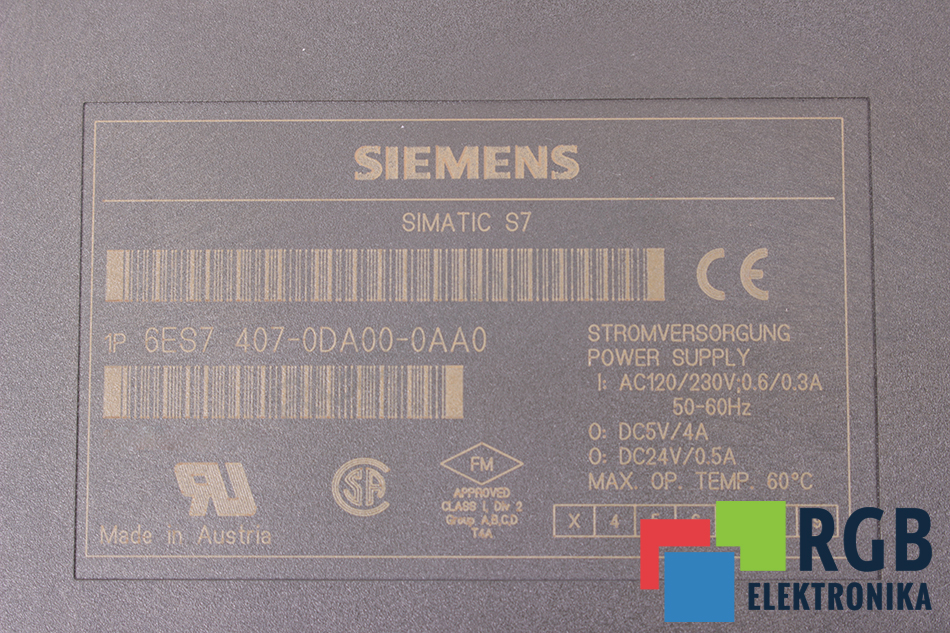 6es7-407-0da00-0aa0-simatic-s7-400_13043 SIEMENS Reparatur