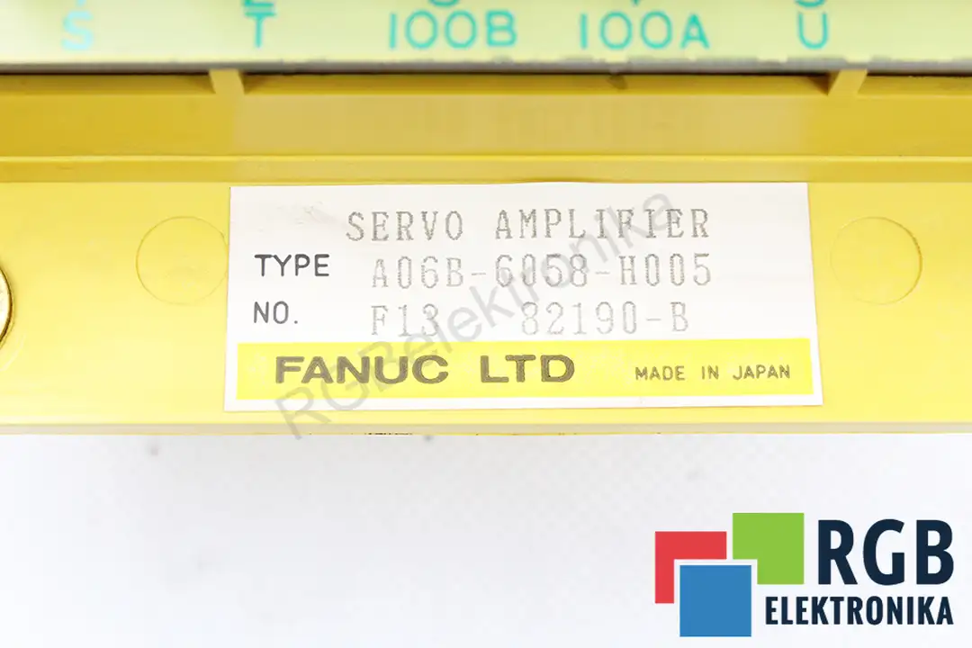 A06B-6058-H005 FANUC