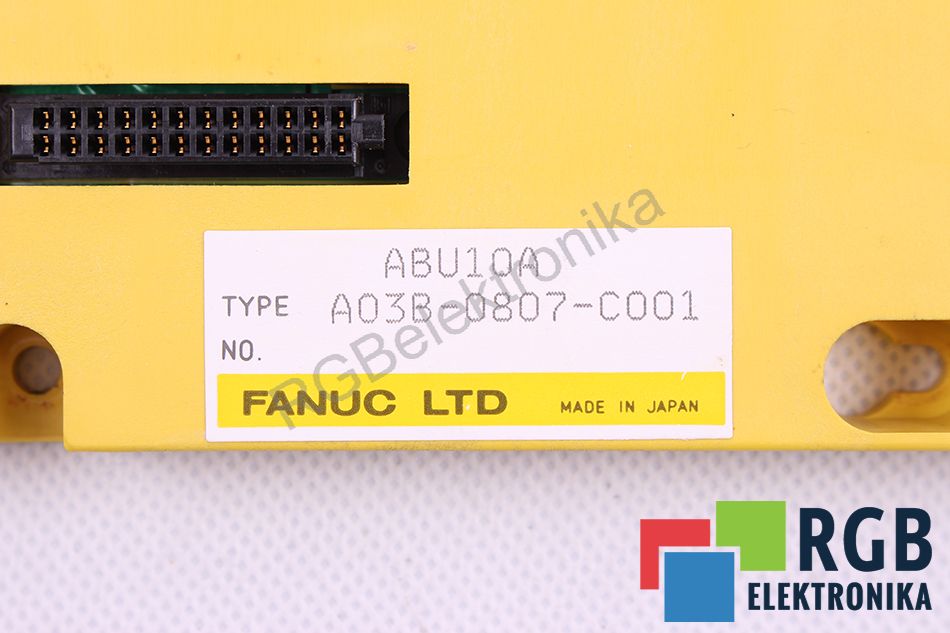 a03b-0807-c001 FANUC Reparatur