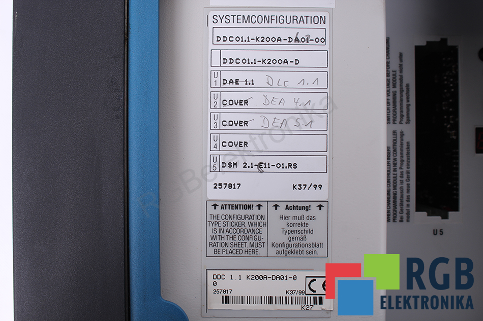 Service ddc01.1-k200a-da01-00_93078.0 INDRAMAT
