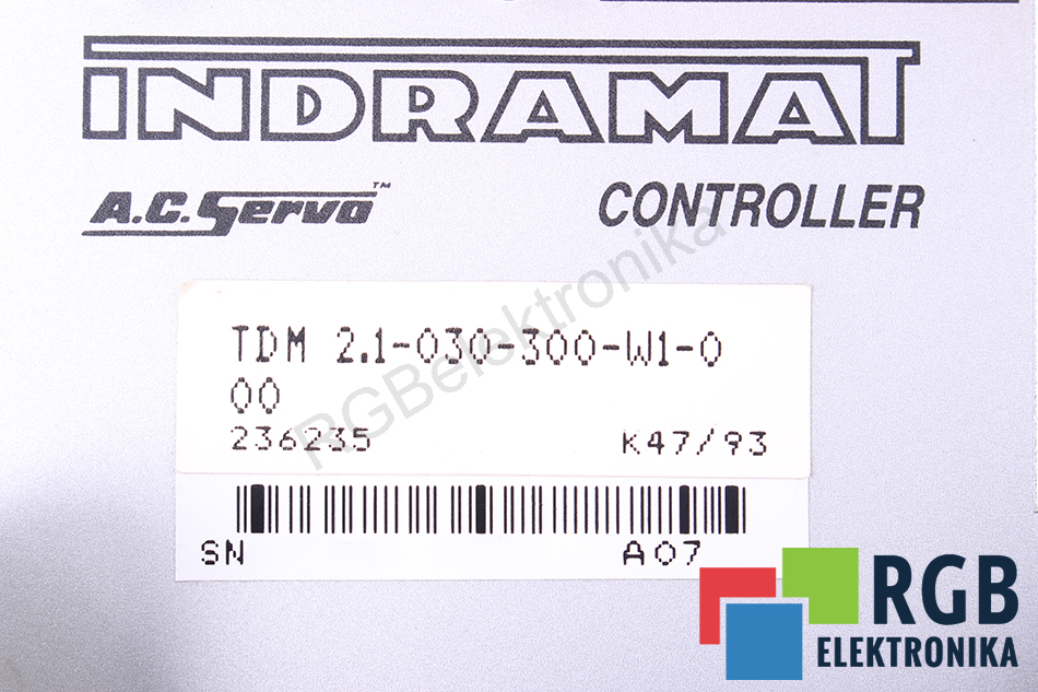 tdm2.1-030-300-w1-000_94054.0 INDRAMAT Reparatur