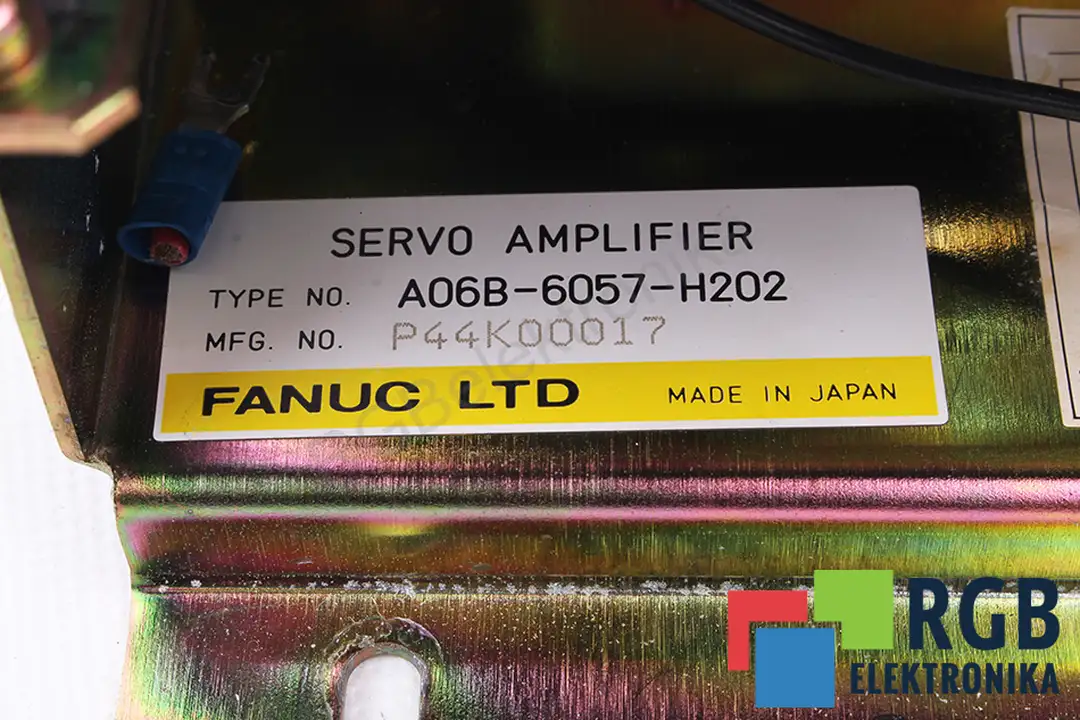 a06b-6057-h202 FANUC Reparatur